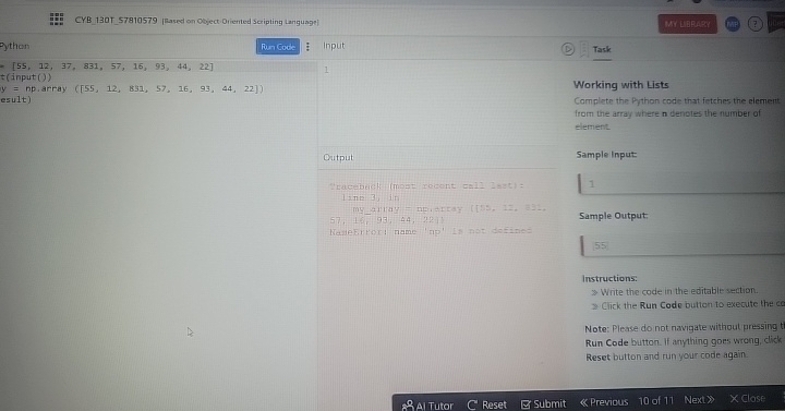 CYB _ 1 3 0 1 _ S 7 8 1 0 5 7 9 [ ased on Object