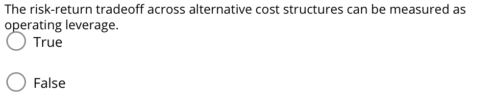 The risk - return tradeoff across alternative