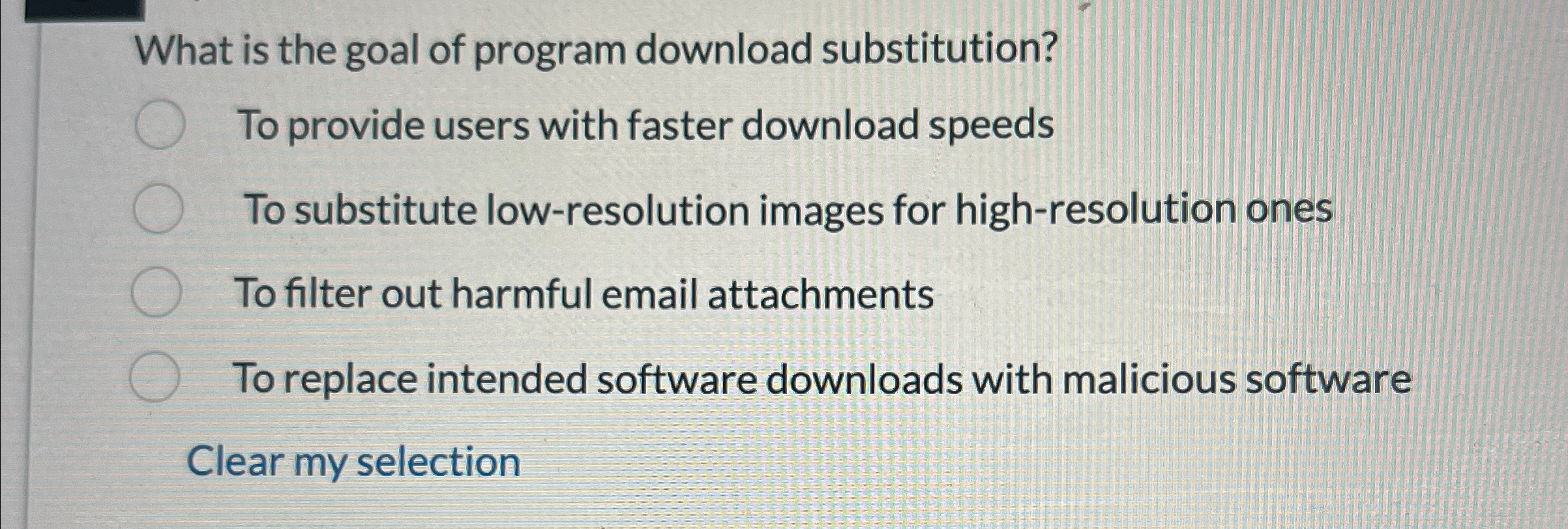 What is the goal of program download