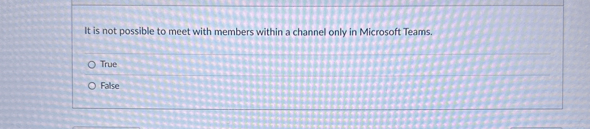 It is not possible to meet with members within a