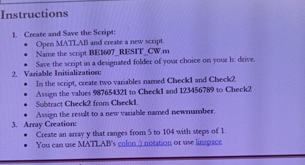 Instructions Create and Save the Script: Open
