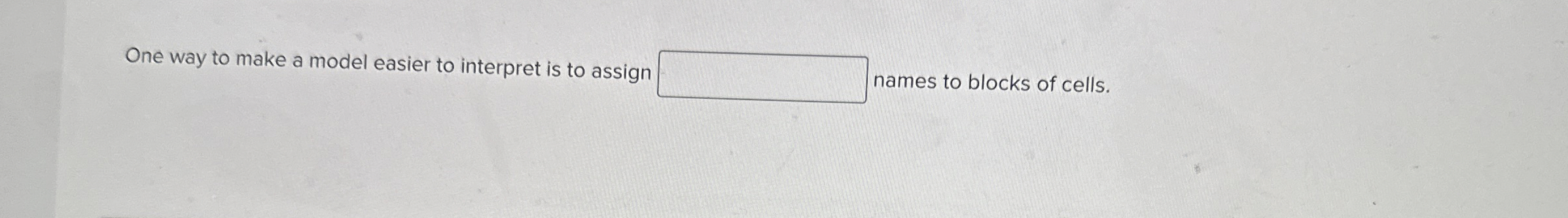 One way to make a model easier to interpret is to