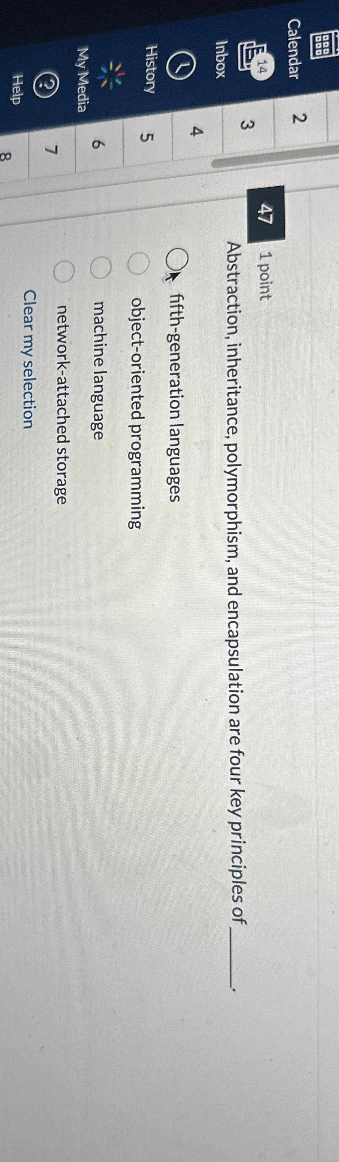 4 7 1 point 3 Abstraction, inheritance,