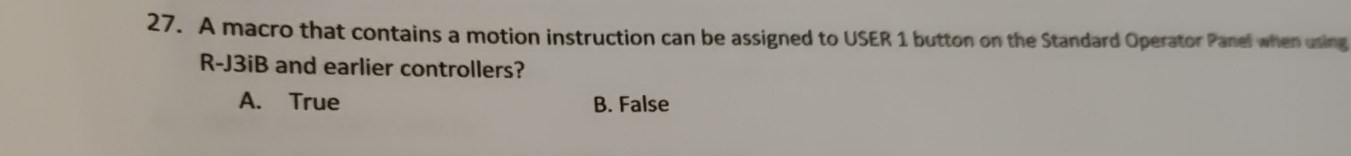 A macro that contains a motion instruction can be