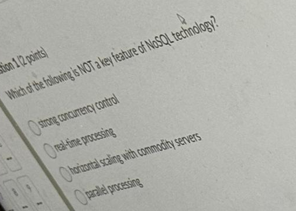 which of the following is NOT a key feature of