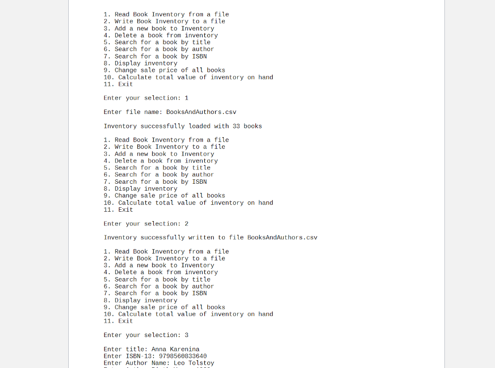Read Book IN JAVA PLEASE COMPLETE ALL CLASSES AND