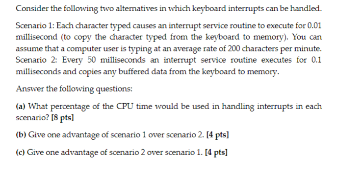 ( a ) What are the five states of a process? [ 1