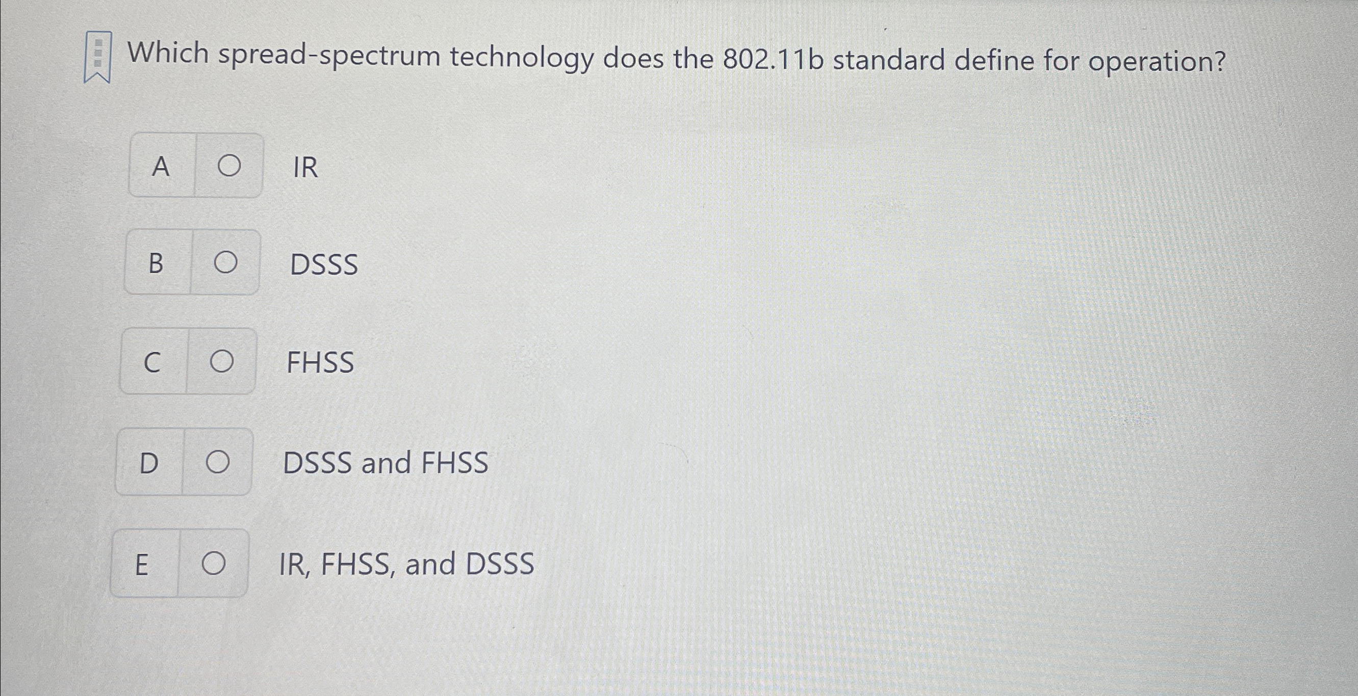 Which spread - spectrum technology does the 8 0 2