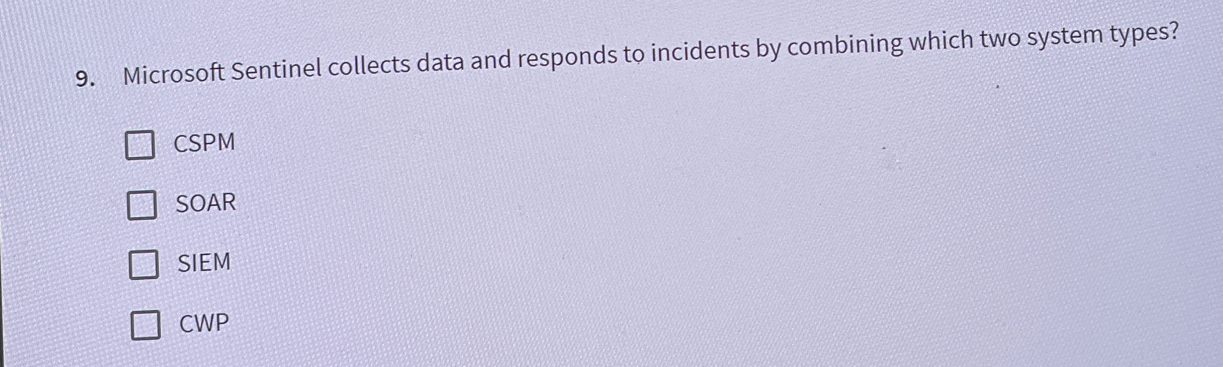 Microsoft Sentinel collects data and responds to