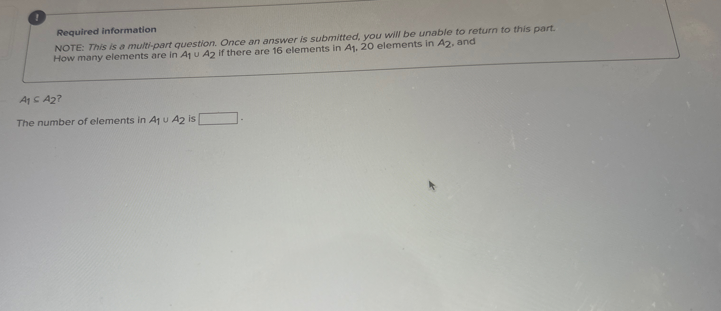 3 Required information NOTE: This is a multi -