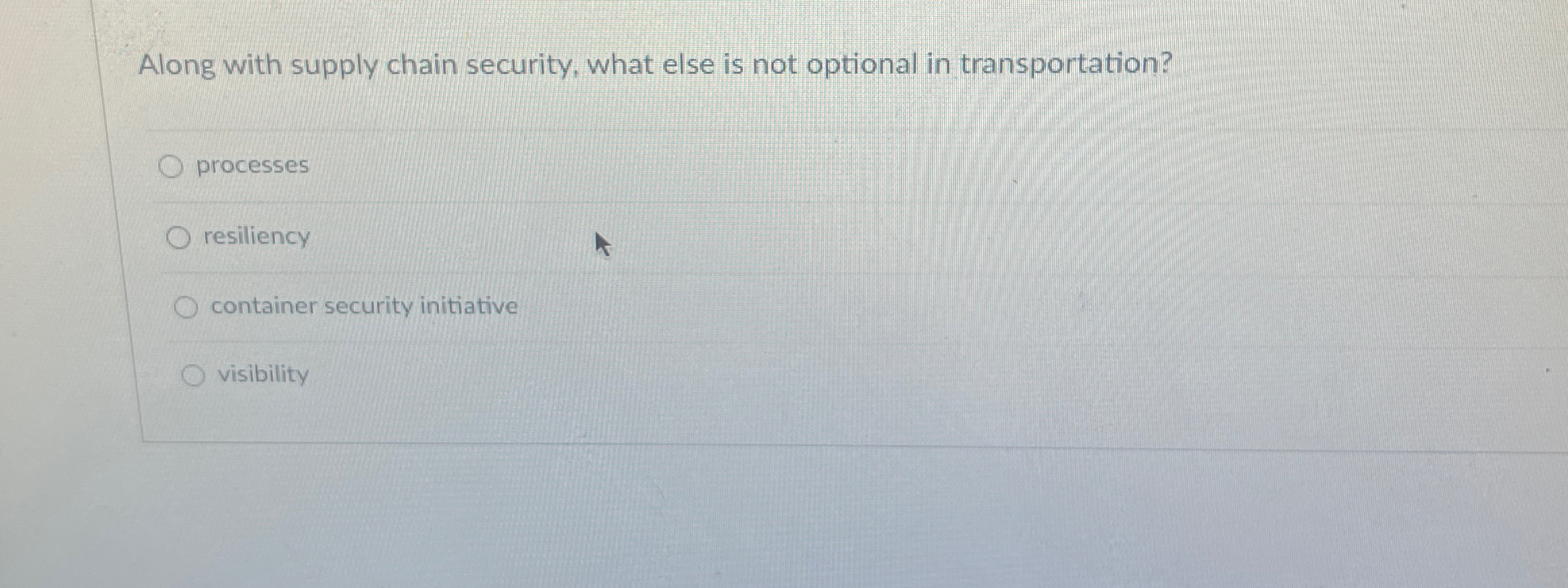 Along with supply chain security, what else is