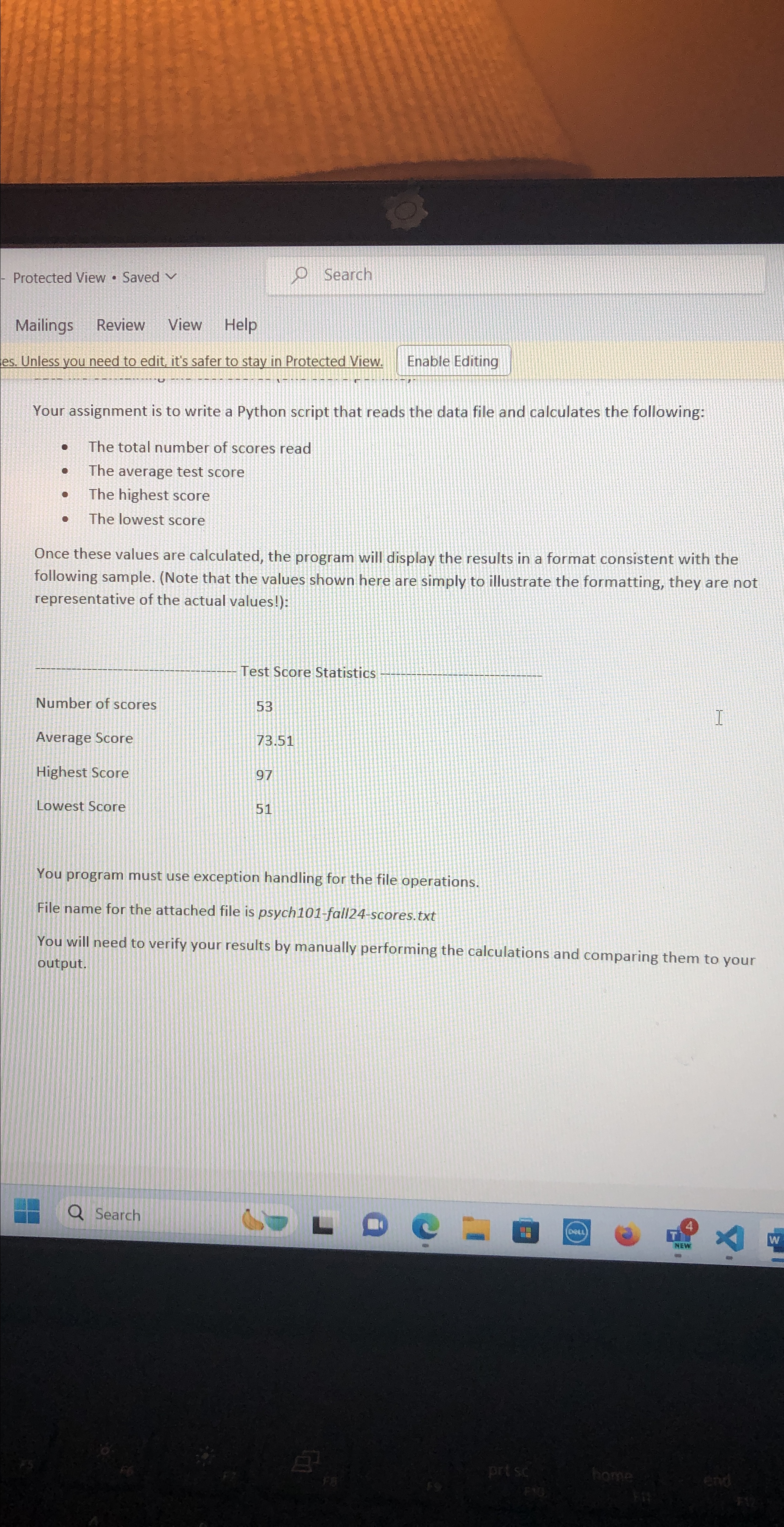 Protected View * Saved Search Mailings Review