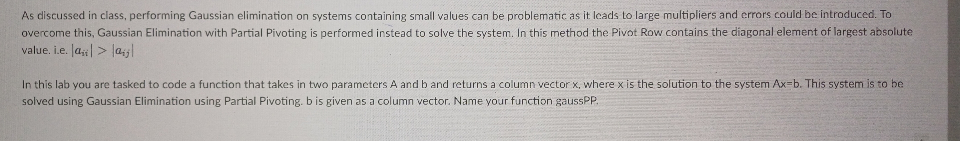 As discussed in class, performing Gaussian