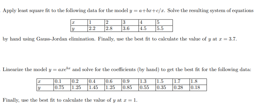 Solve Using Python!, Provide appropriate plot for