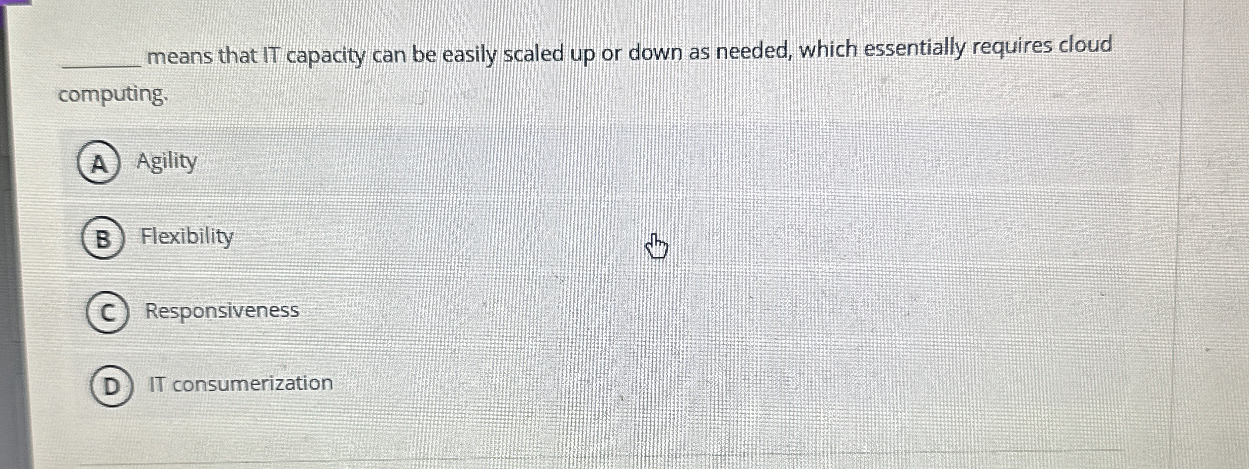 means that IT capacity can be easily scaled up or