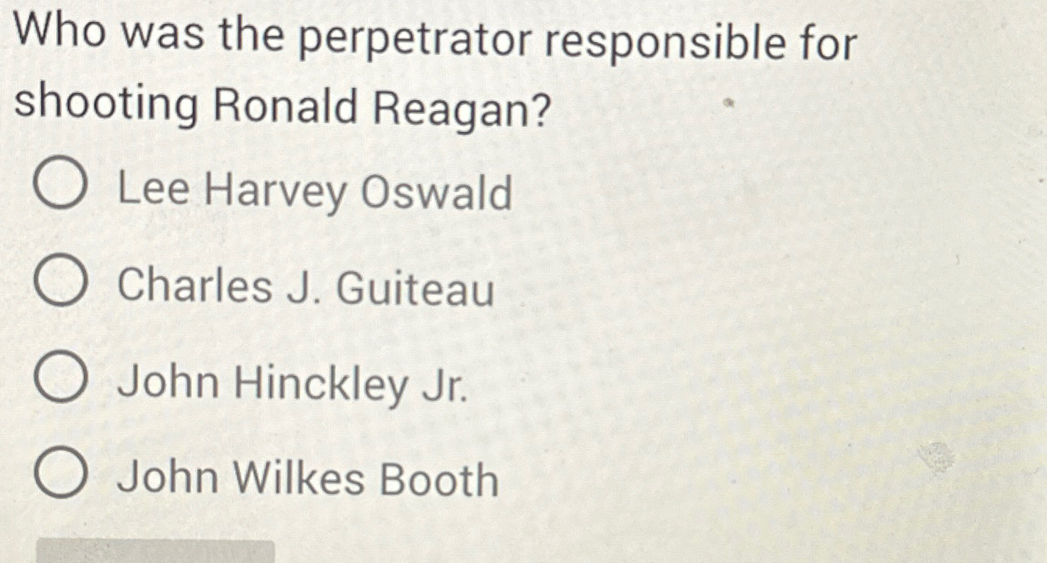 Who was the perpetrator responsible for shooting