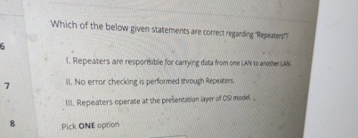 Which of the below given statements are correct