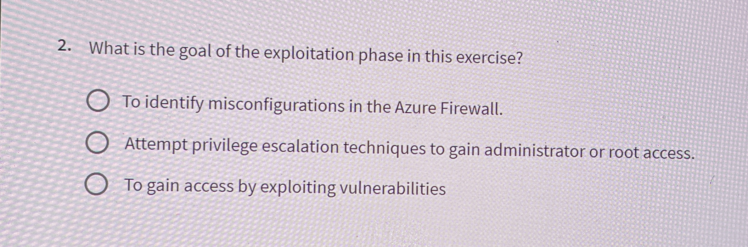 What is the goal of the exploitation phase in