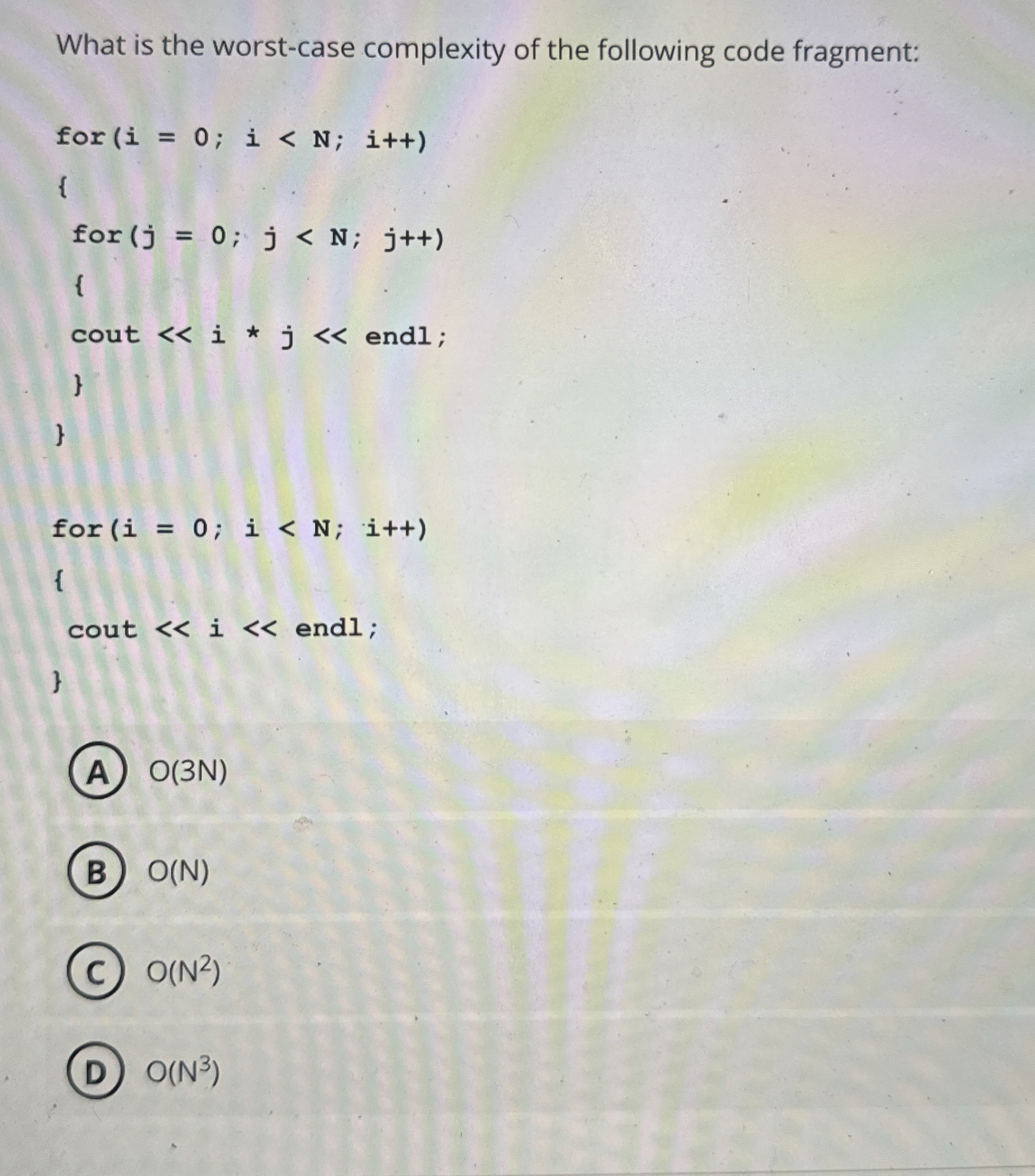 What is the worst - case complexity of the