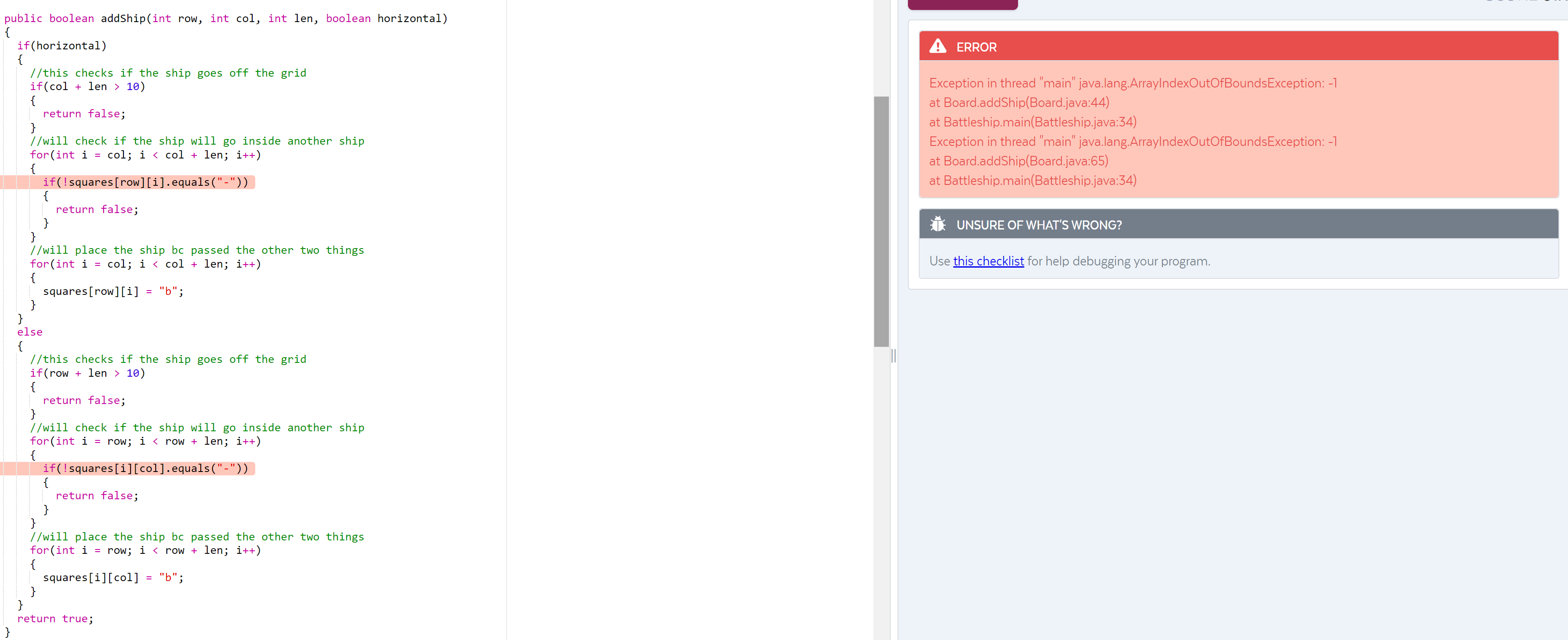 Hello I get this error and I dont understand how