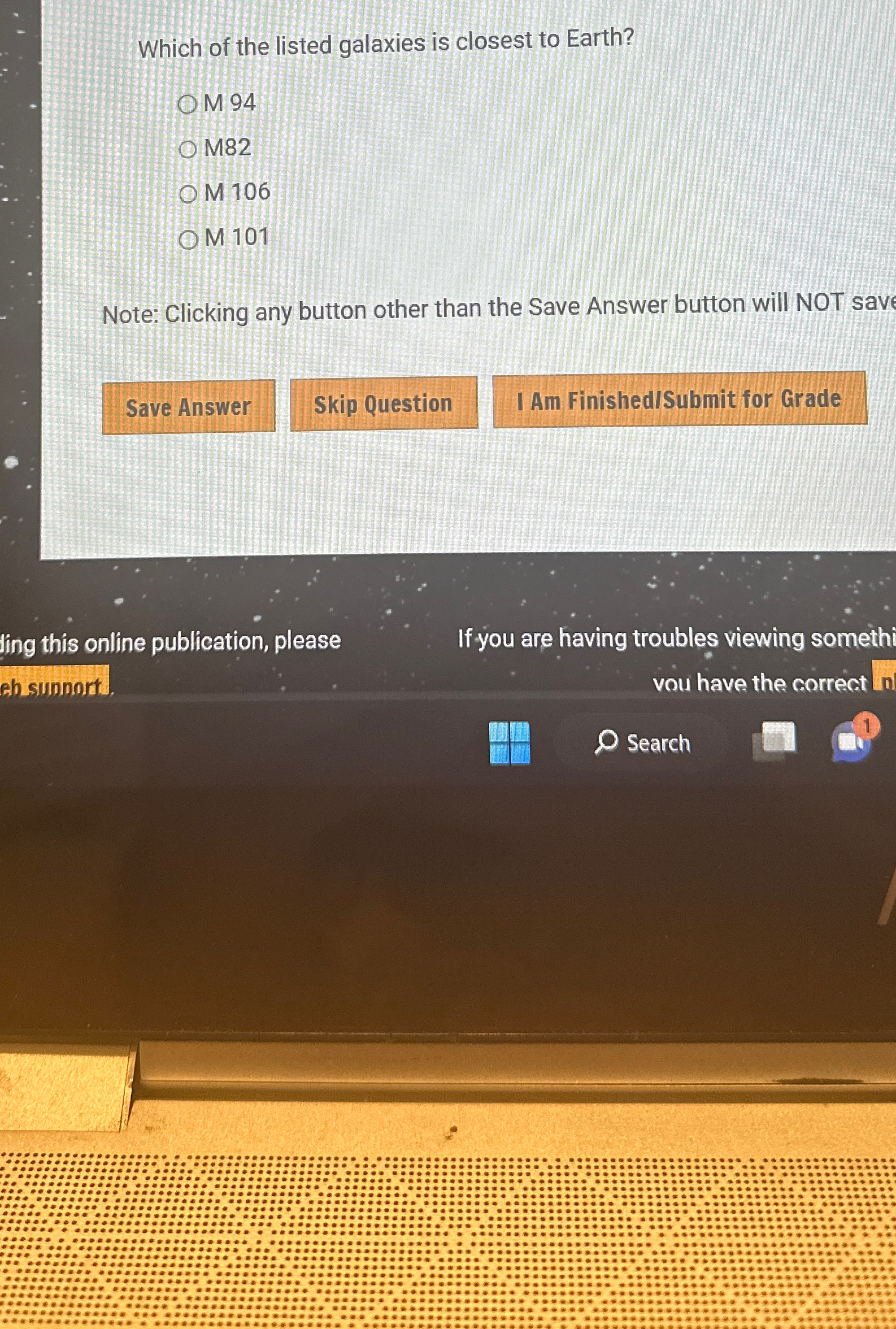 Which of the listed galaxies is closest to Earth?