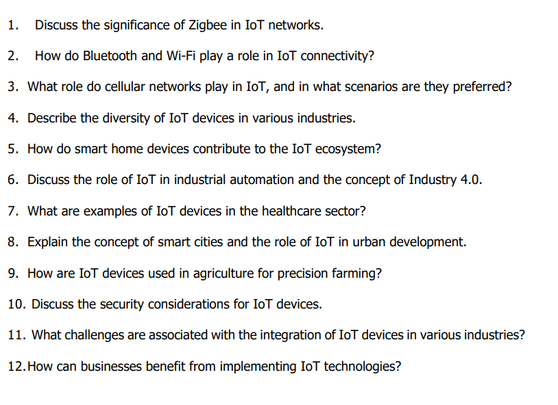 Discuss the significance of Zigbee in IoT