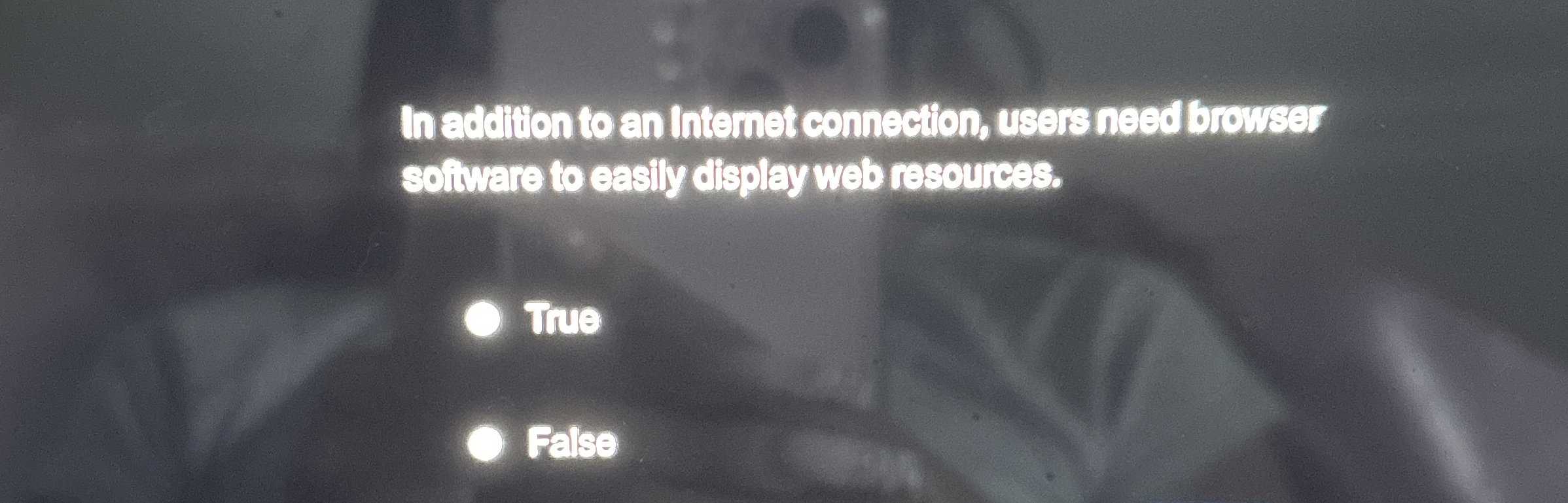 In addition to an lutemet connection, users nesd