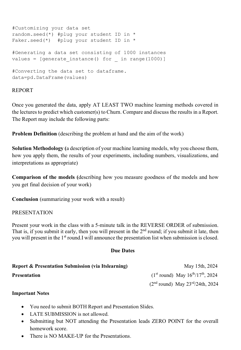 MAT 1 0 0 8 HOMEWORK The aim of this homework is