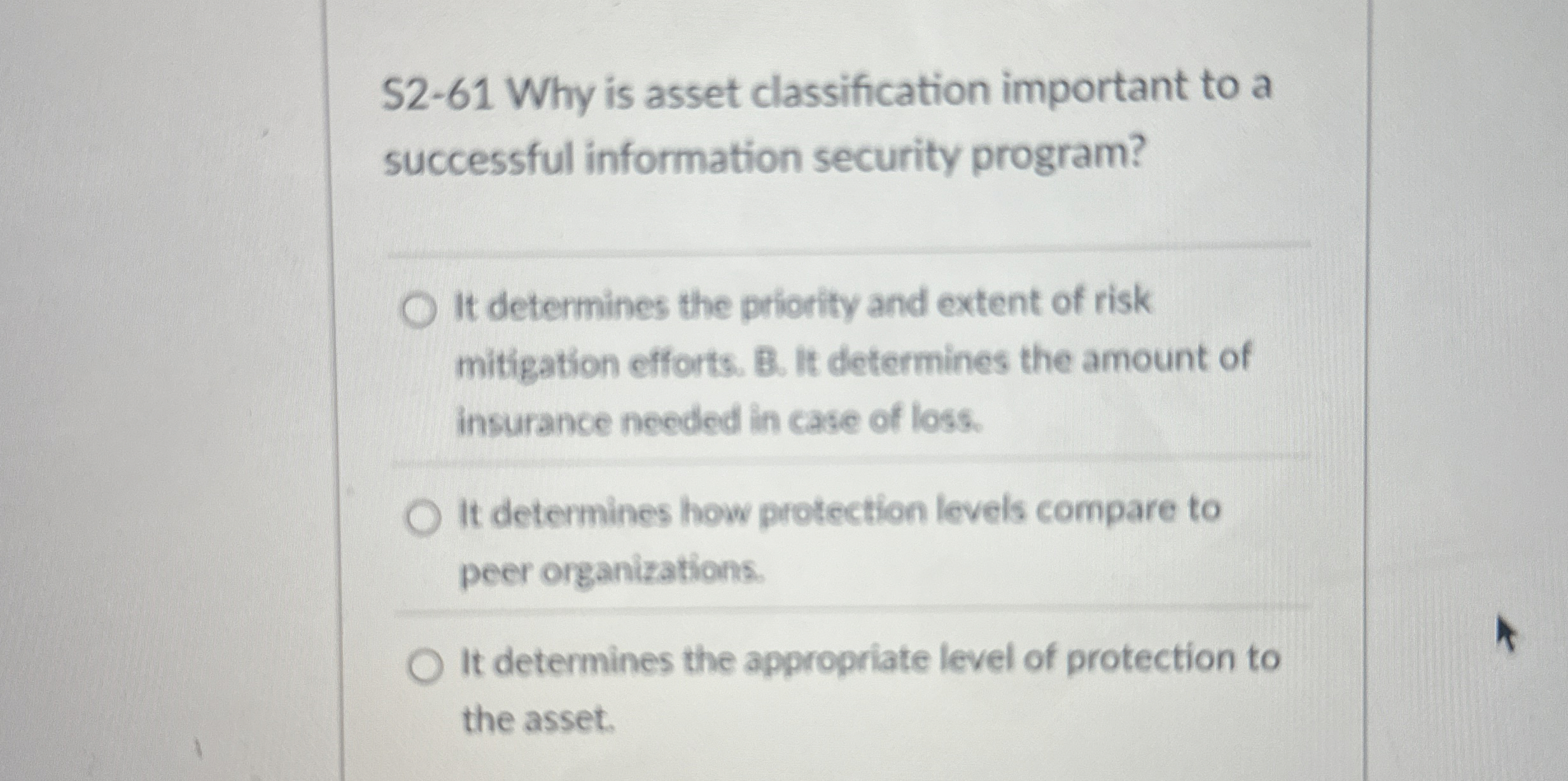 S 2 - 6 1 Why is asset classification important