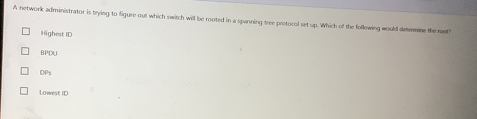 A network administrator is trying to figure out