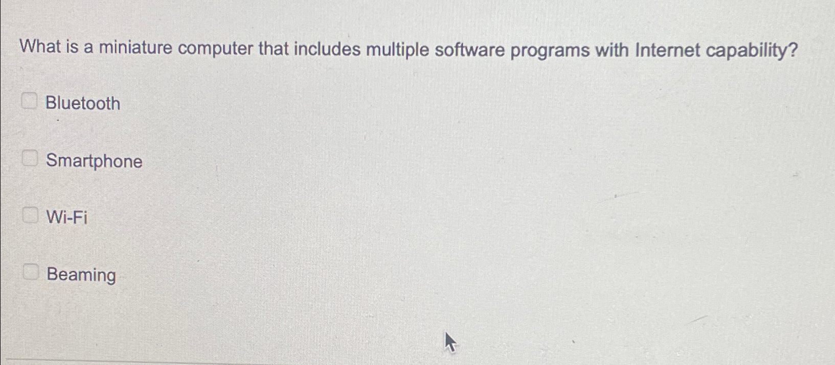 What is a miniature computer that includes