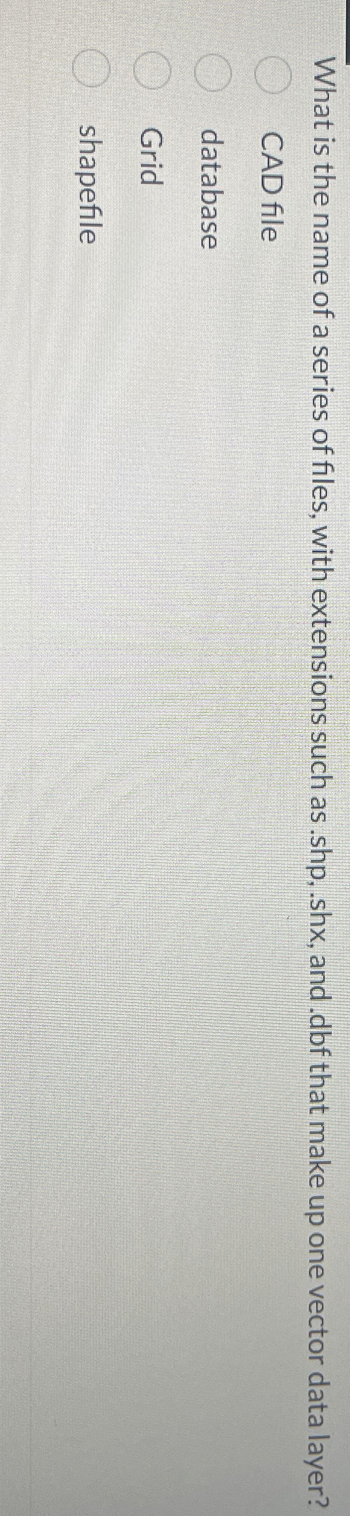What is the name of a series of files, with
