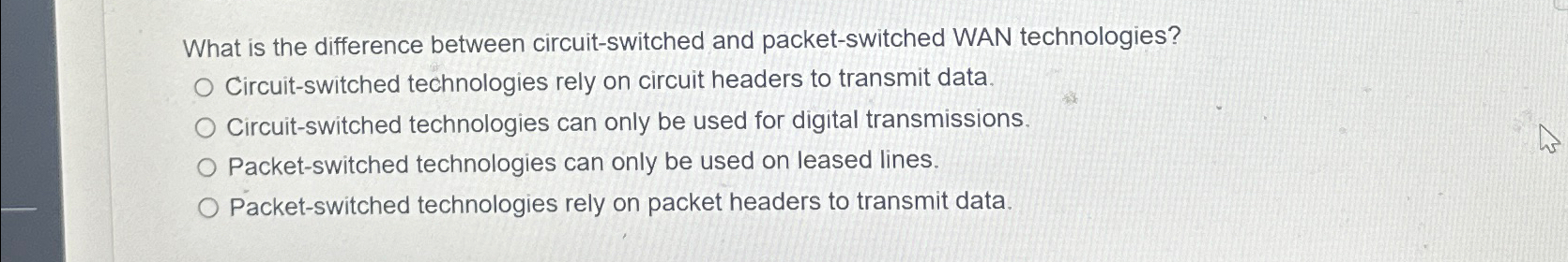 What is the difference between circuit - switched