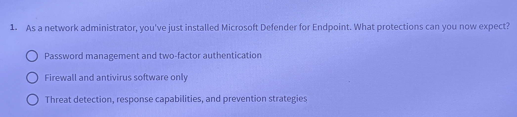 As a network administrator, you've just installed