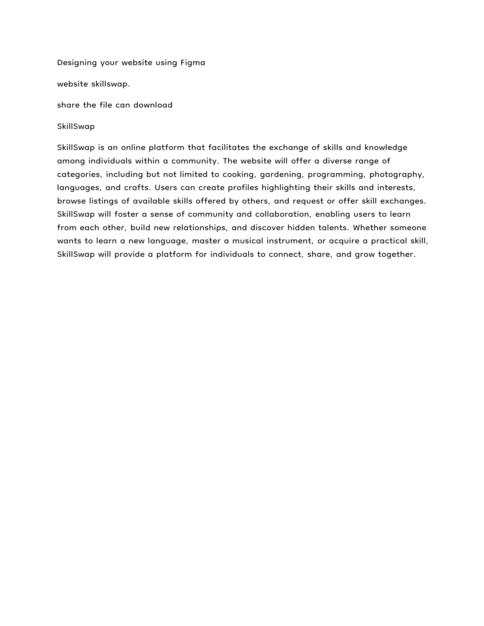 Designing your website using Figma website