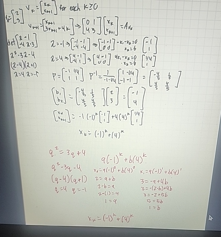 Create two examples in which you solve the