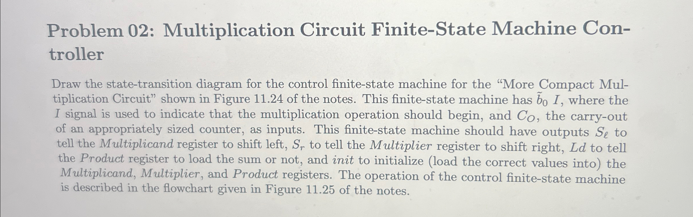 Problem 0 2 : Multiplication Circuit Finite -