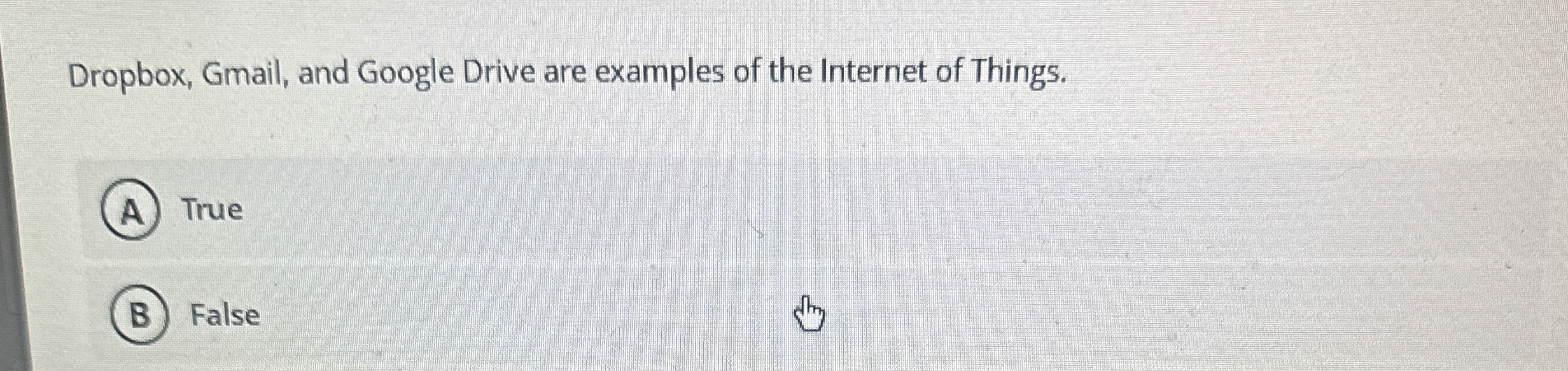 Dropbox, Gmail, and Google Drive are examples of