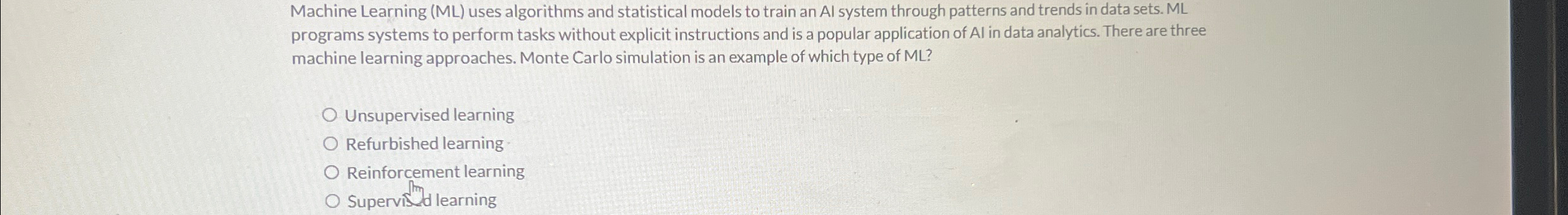 Machine Learning ( ML ) uses algorithms and