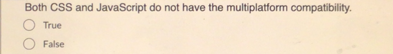 In anchor, Both CSS and JavaScript do not have