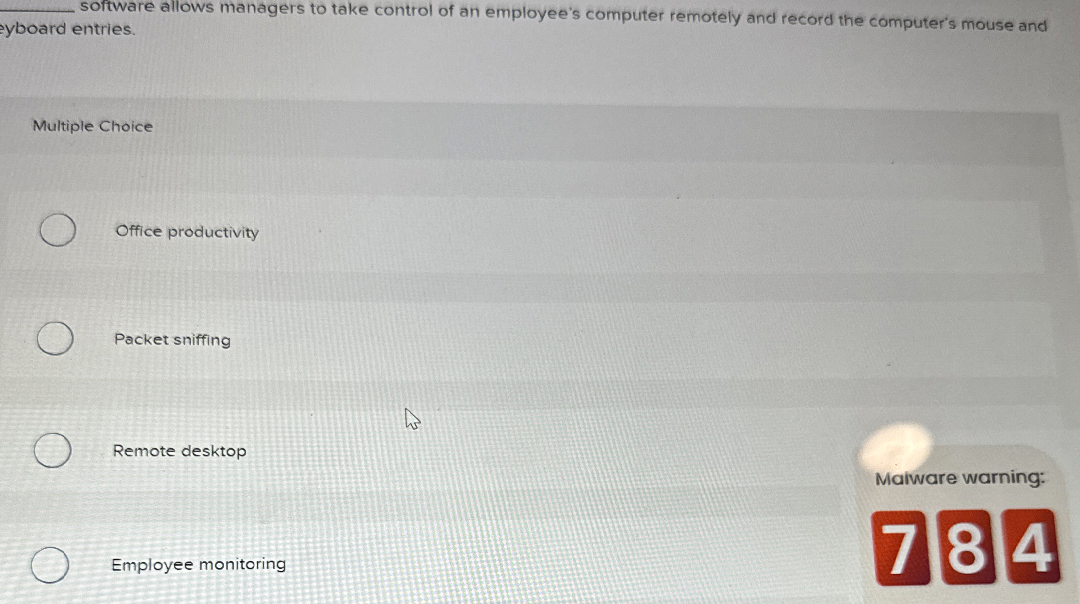 q , software allows managers to take control of