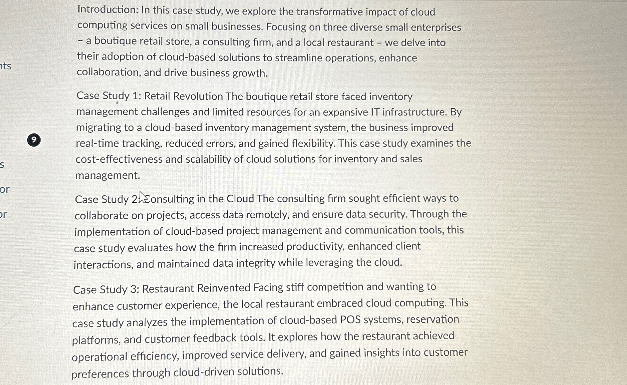 Introduction: In this case study, we explore the