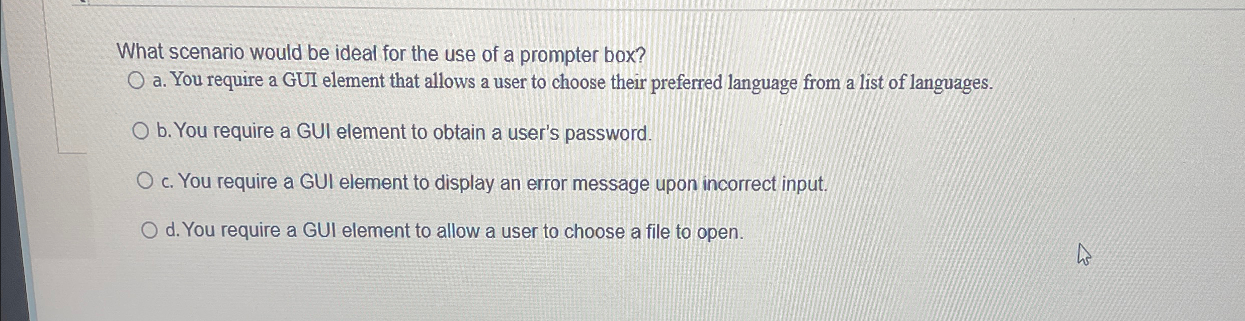 What scenario would be ideal for the use of a