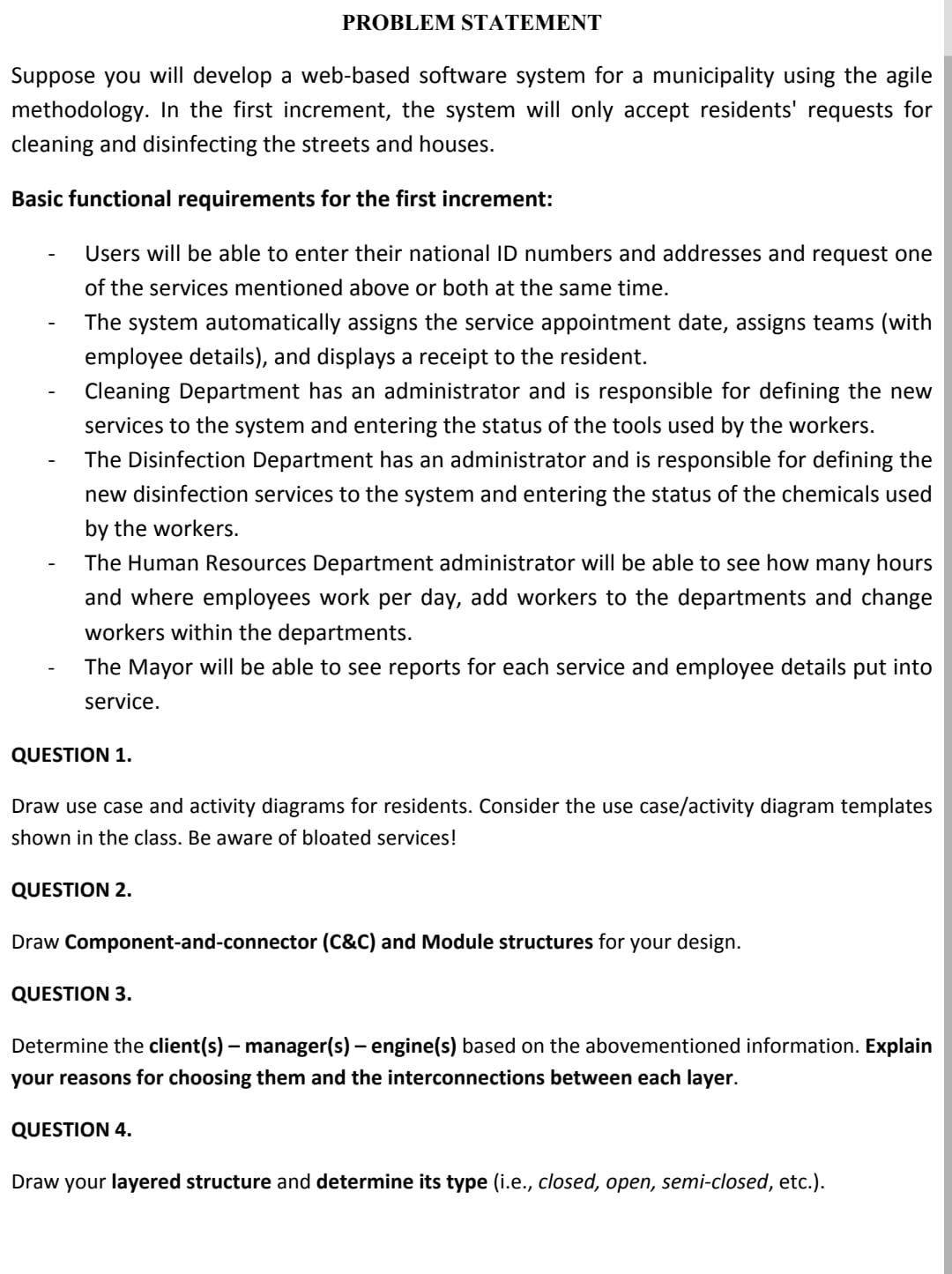 Do not use AI Please. Answer question number 4 .