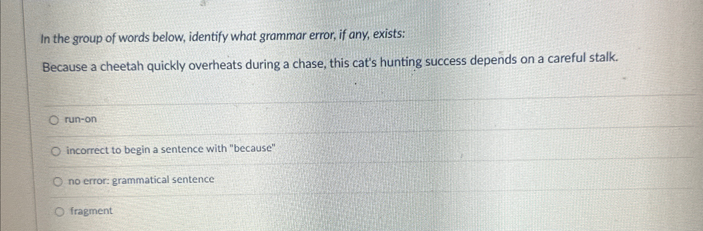 In the group of words below, identify what