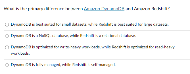 What is the primary difference between Amazon