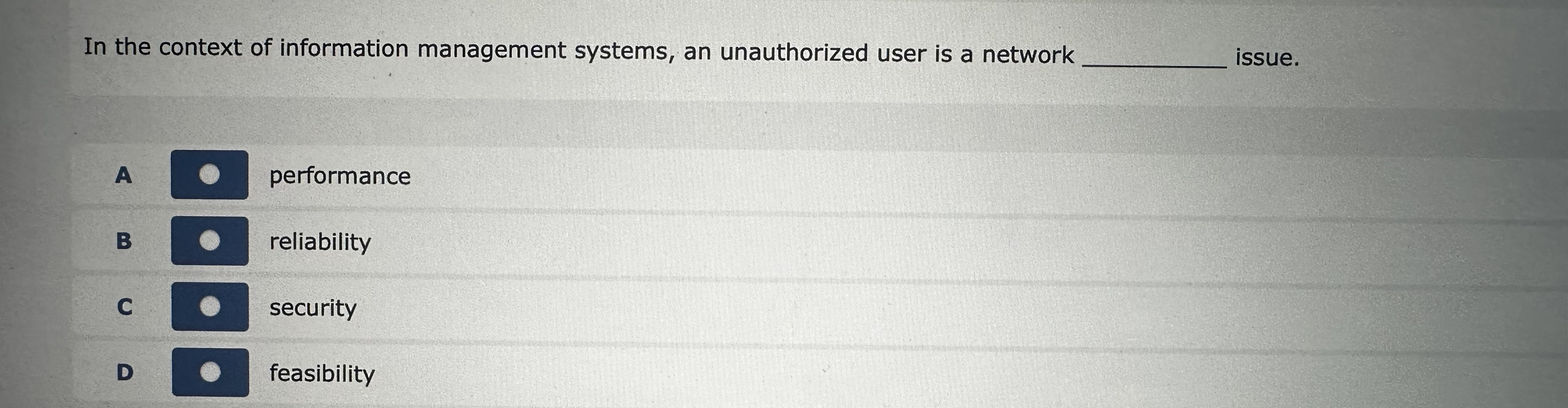 In the context of information management systems,