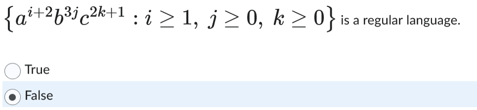 { a i + 2 b 3 j c 2 k + 1 : i 1 , j 0 , k 0 } is