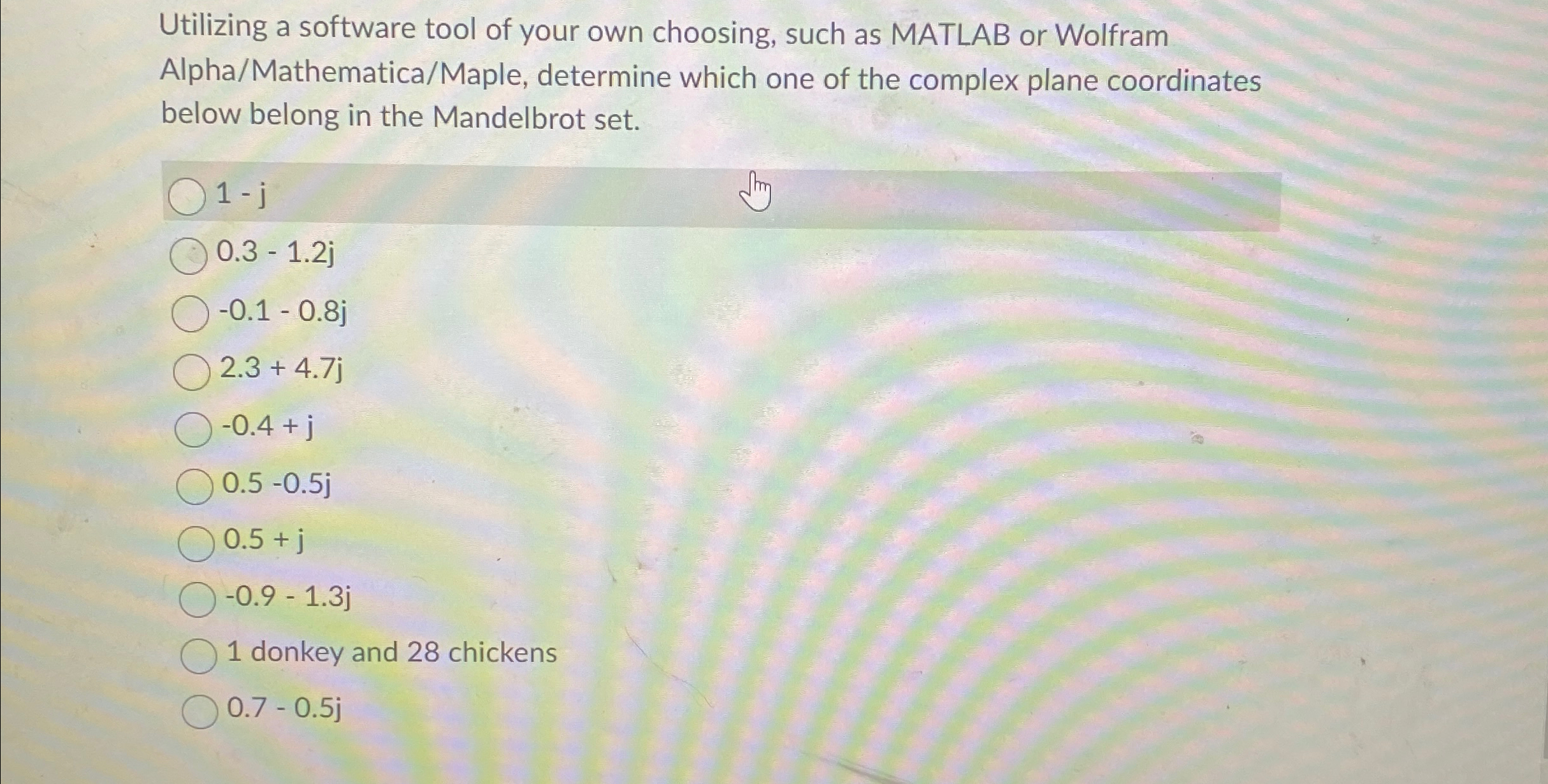 Utilizing a software tool of your own choosing,