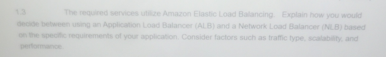 1 . 3 The required services utilize Amazon